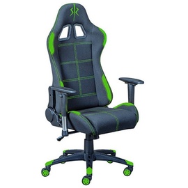 Interlink Green Mesh Gaming Chair schwarz