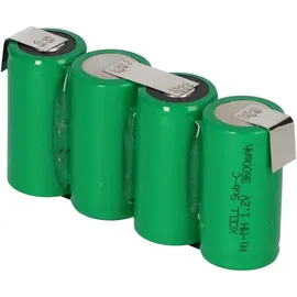 Akkuman.de Akkutechnik vom Fachmann 4er Reihe Akkupack Sub C E-Pack 4,8 V 3600 mAh