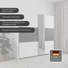Rauch Schwebetürenschrank Astana 261 x 210 x 59 cm Braun