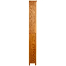 vidaXL Bücherregal 6 Fächer 52 x 22 x 180 cm Eiche
