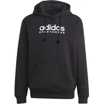 adidas Herren Kapuzensweat All SZN Fleece Graphic, BLACK, XXL