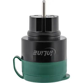 InLine Smart-Home-Steckdose 40155O Grün
