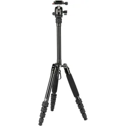 Sirui Traveler 5AX Reise-Stativ schwarz Aluminium  + B-00K Kugelkopf | ✔️ Lebenslange Garantie