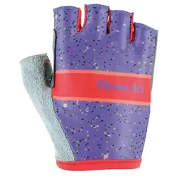 Roeckl Kinder Triest Fahrradhandschuh, 5 - purple flower