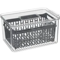5 five simply smart Aufbewahrungsbox 24 x 15 cm grau