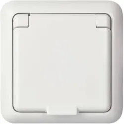 Elso UP-Steckdose IP44 reinweiß 225044