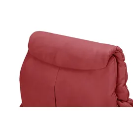 HIMOLLA Relaxsessel 4217 Leder 96 x 107 x 91 cm Rot mit Kopfteil