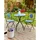 Beliani Gartenstuhl 40 x 90 x 45 cm schwarz/blau 2 St.
