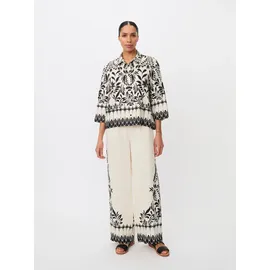 MASAI Bluse MaIsolde schwarz | wollweiß XL