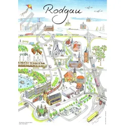 Rodgau-Bild. Postkarte 5er Set