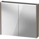 Duravit D-Code 800 cm basalt matt mit Radio