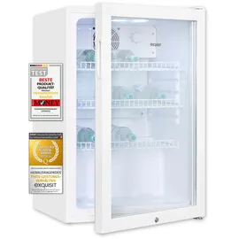 Exquisit GKS120-GT-160C Getränkekühlschrank (118 l, 840 mm hoch, Weiß)