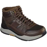 SKECHERS Herren Winterboots VOREN Braun Leder - 44 EU