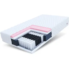 Fdm Matratze 80x200 Taschenfederkern Visco Memory 7 Zonen H2 H3 solaris 18cm Bett
