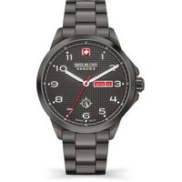 Swiss Military Hanowa Herren Analog Quarz Uhr mit Edelstahl Armband SMWGB2101303