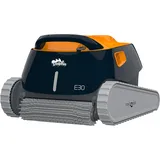 Poolroboter MAYTRONICS "Dolphin E30", bunt (schwarz, orange), B:40cm H:29cm L:44cm, Materialmix, Poolbodensauger, für Boden-/ Wand-/ Wasserlinienreinigung