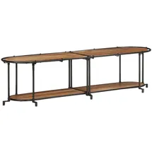 vidaXL TV-Regal 160x42x40 cm Braun Massivholz