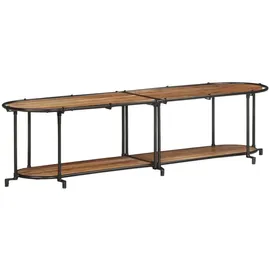 vidaXL TV-Regal 160x42x40 cm Braun Massivholz