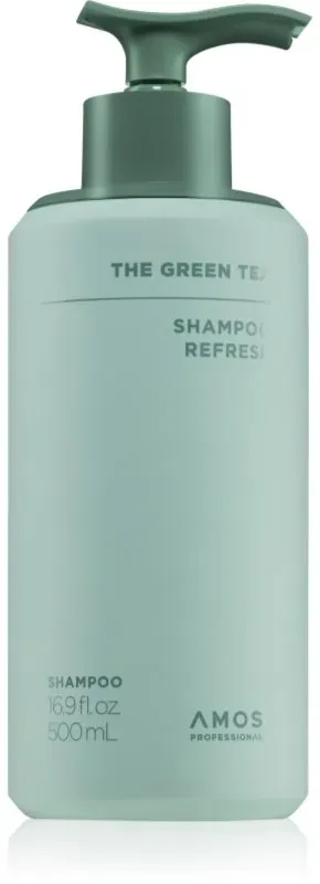 AMOS PROFESSIONAL The Green Tea Shampoo Refresh Shampoo gegen Haarausfall für normale bis empfindliche Kopfhaut 500 ml