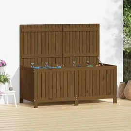 furnicato Gartentruhe 147 x 68 x 64 cm Honigbraun