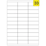 Livepac-Office Etiketten 825 Weiß 70 x 25,4 mm 25 Blatt