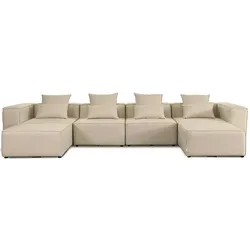 Home Deluxe GmbH HOME DELUXE Sofa VERONA XXL - Farbe: Beige, Ausführung: XXL
