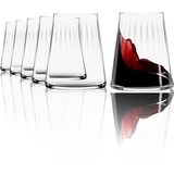 Stölzle Lausitz Weinbecher Symphony/Rotweinglas 6er Set/Rotweingläser groß bauchig/Weingläser Rotwein/Stölzle Rotweingläser/Wein Becher Glas