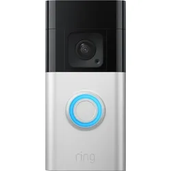 Ring - Batterie-Video-Türklingel Plus 3 - Silber/Schwarz