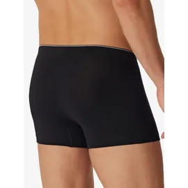 SCHIESSER Retro Boxershorts unifarben schwarz XXL 5er Pack