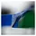 DER BLAUE Einfachrosette 1x22 mm Metall blau