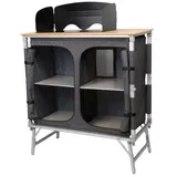 Camp 4 Camp4 Bamboo Quick Campingküche, High, anthrazit, 100x49x82cm