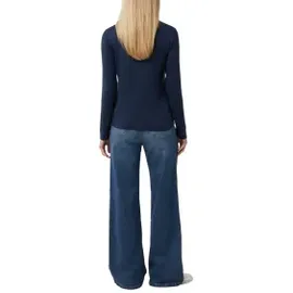 Comma, Langarmshirt Blau 36