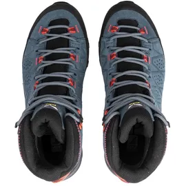 Salewa Alp Trainer 2 Mid GTX Damen Java Blue/Fluo Coral 40,5