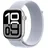 GPS 46 mm Aluminiumgehäuse silber Sport Loop blaue Wolke