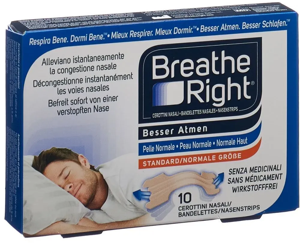 Besser Atmen Breathe Right Nasenpflaster Beige Normal