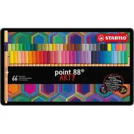 Stabilo point 88 Arty (Sortiert, 66 x)