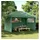 vidaXL Faltpavillon 1,49 x 4,4 m inkl. 3 Seitenteile Grün