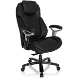 HJH Office Pullmann Leder schwarz