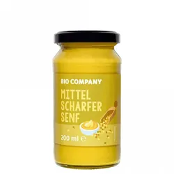 Bio Company Mittelscharfer Senf im Glas bio