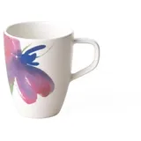 Villeroy & Boch Villeroy - Artesano Flower Art Mokka-/ Espressotasse, Tasse in farbenfrohem Flower Art aus Premium Porzellan, spülmaschinenfest, 100 ml