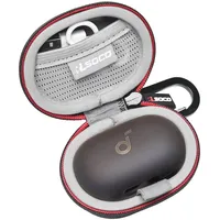 RLSOCO Tasche für Anker Soundcore Space A40 Kabellose Earbuds - Schwarz (Nur Tasche)