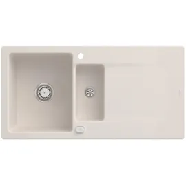 Villeroy & Boch Siluet 60 R rechts Einbauspüle crema Excenterbetätigung 1000 x 510 mm