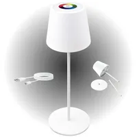 Schwaiger Tischlampe teilbar 2in1 Stehlampe RGB LED Tischleuchte Touch-Steuerung