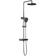 Bernstein Design Duschsäule Thermostat grau 8221 BASIC