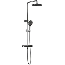Bernstein Design Duschsäule Thermostat grau 8221 BASIC