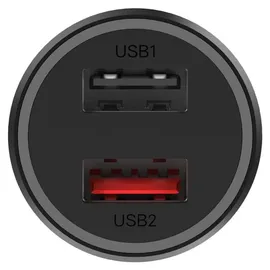 Xiaomi KFZ-Ladegerät 37W 2xUSB-A Dual-Port Schwarz