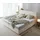 DeLife Dream-Well Plüsch-Cord 200 x 200 cm H2 beige