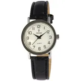 Classique Quarzuhr Mineralglas schwarz