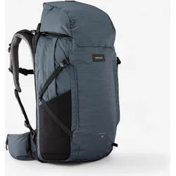 Reiserucksack Damen Kofferöffnung Backpacking - Travel 900 - 50 + 6 Liter schiefergrau No Size