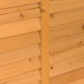 Outsunny Gartenbox 127 x 56 x 60 cm Gelb